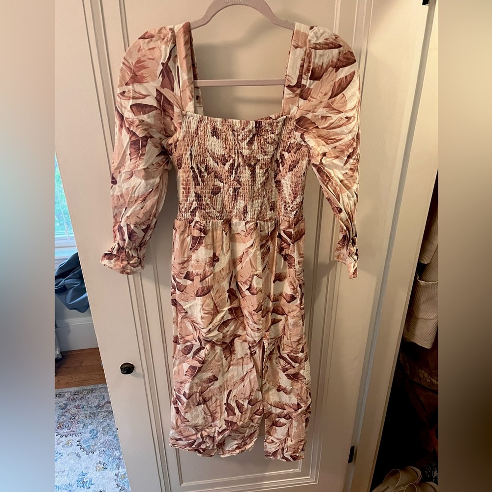 Adorable Feathered Pattern Midi - image 2